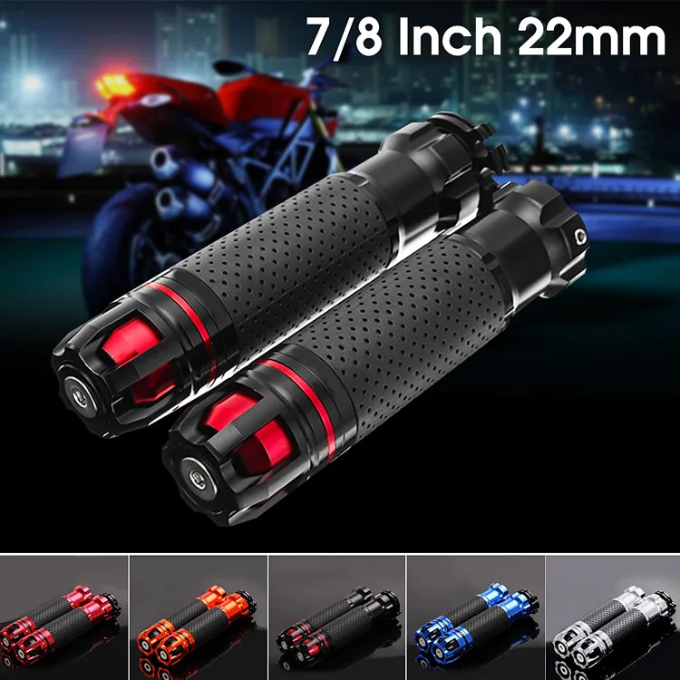 

WINTUWAY 22mm CNC Motorcycle Handlebar Refit Throttle Aluminum Alloy Rotatable Hollow Handlebar Motorcycle Accessories