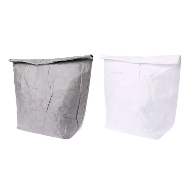 Kraft Paper Lunch Bag Reusable Durable Insulated Thermal Grocery Cooler Insulation Holder Drop Ship Support