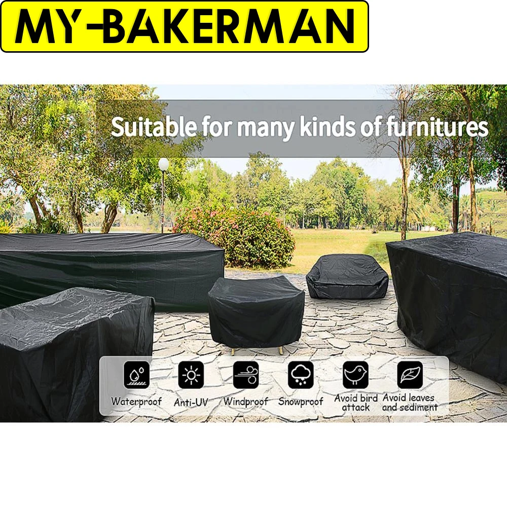 Outdoor Furniture Cover, Waterproof Patio Furniture Set Covers for Winter, Heavy-Duty Durable Outdoor Table Chair Set Covers