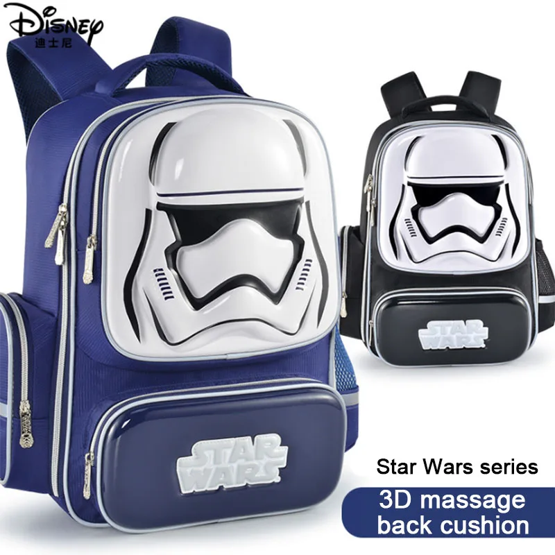 

Disney Multi-function Star Wars Schoolbag Primary School Students 3-6 Grade 10-15 Years Old Children Boys Backpack Tide