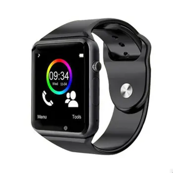 

A1 Wristwatch Bluetooth Smart Watch Band Sport Pedometer With Camera Smartwatch For Android Smartphone T15 good than DZ09
