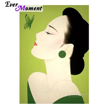 

Ever Moment Diamond Painting Classic Beauty Japan Style Full Square Resin Drills Mosaic Embroidery Handicrafts Decoration 4Y201