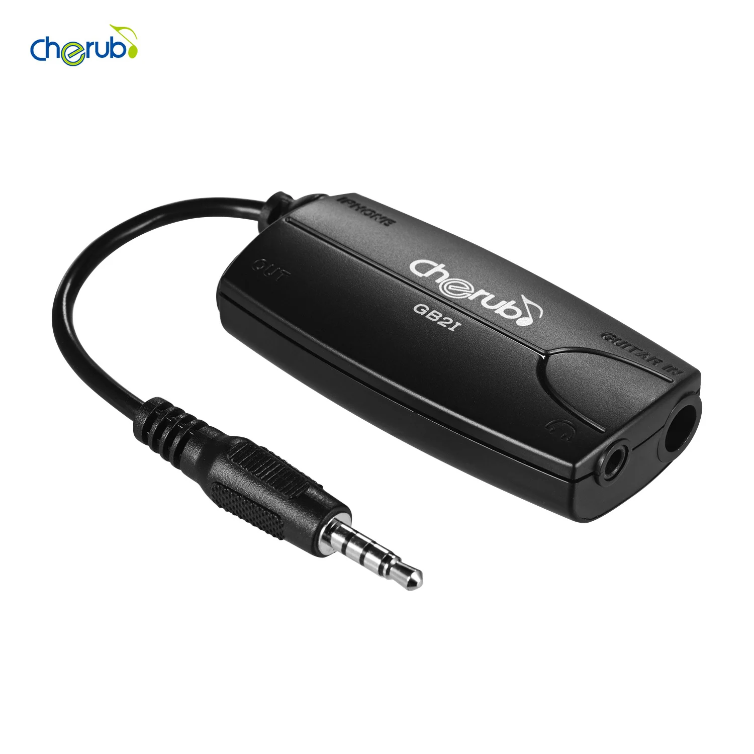 Cherub GB2i Musical Instrument Guitar Interface Adapter for Bass Keyboard Microphone Mixer iPhone iPad | Спорт и развлечения