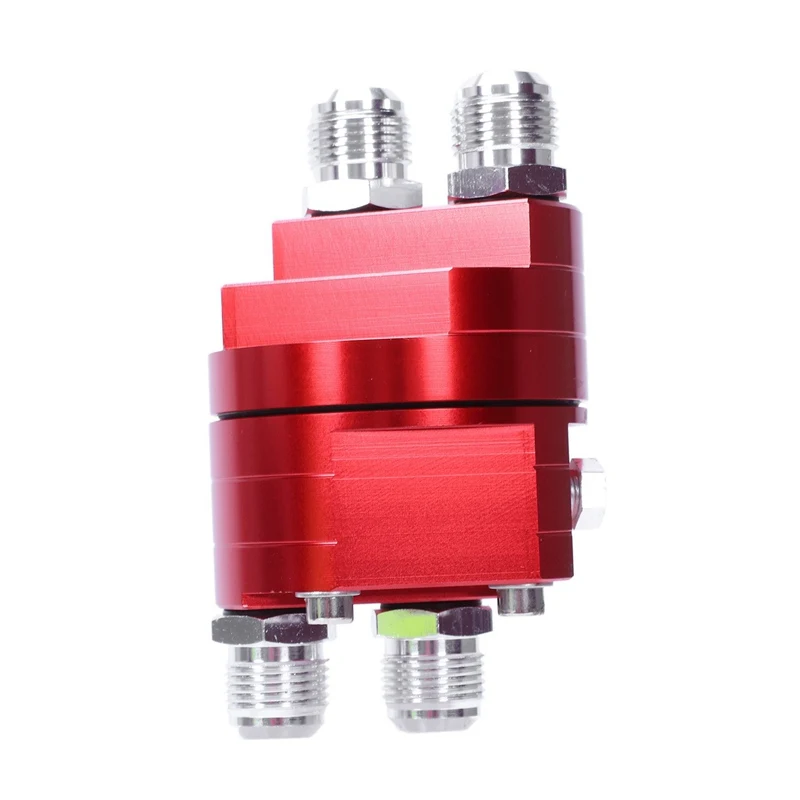 

2X Oil Filter Relocation Male Sandwich Fitting Adapter Plate Kit 3/4X16