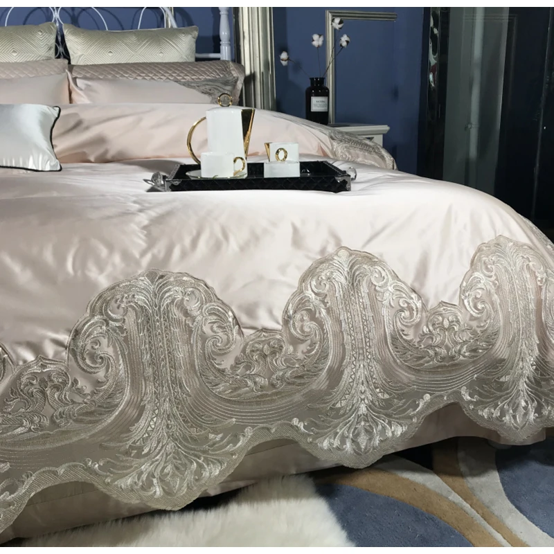 Luxury Egyptian Cotton Lace Bedding 5