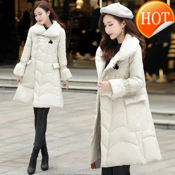 

Coats Winter Woman 2020 Korean Parka Women Jacket Vintage Long Coats and Jackets Women Parkas Casaco Feminino MY3275