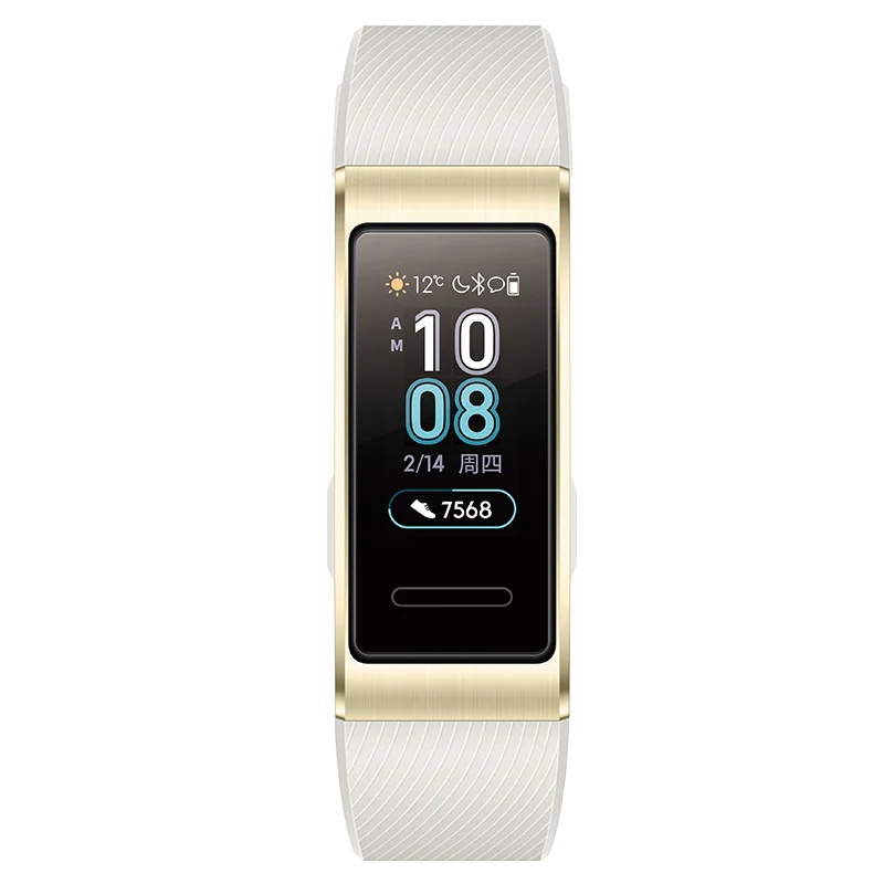 Оригинальный Смарт браслет Huawei Band 3 Pro GPS металлический каркас цветной сенсорный