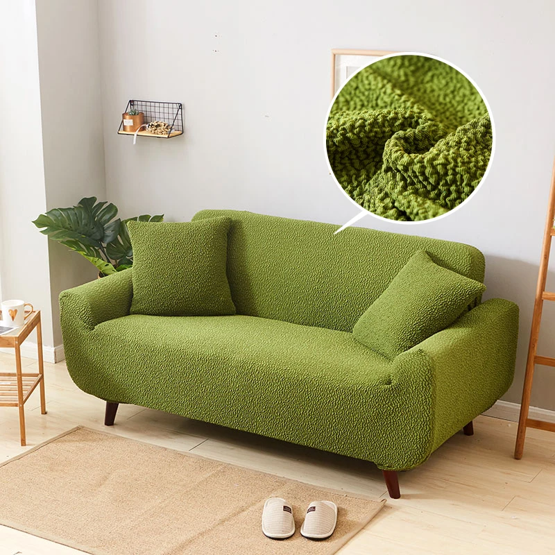 

Slipcovers Japan Style pleated Sofa Cover Thicken Stretch Couch Cover For Living Room bench Armchair loveseat Case Top quality