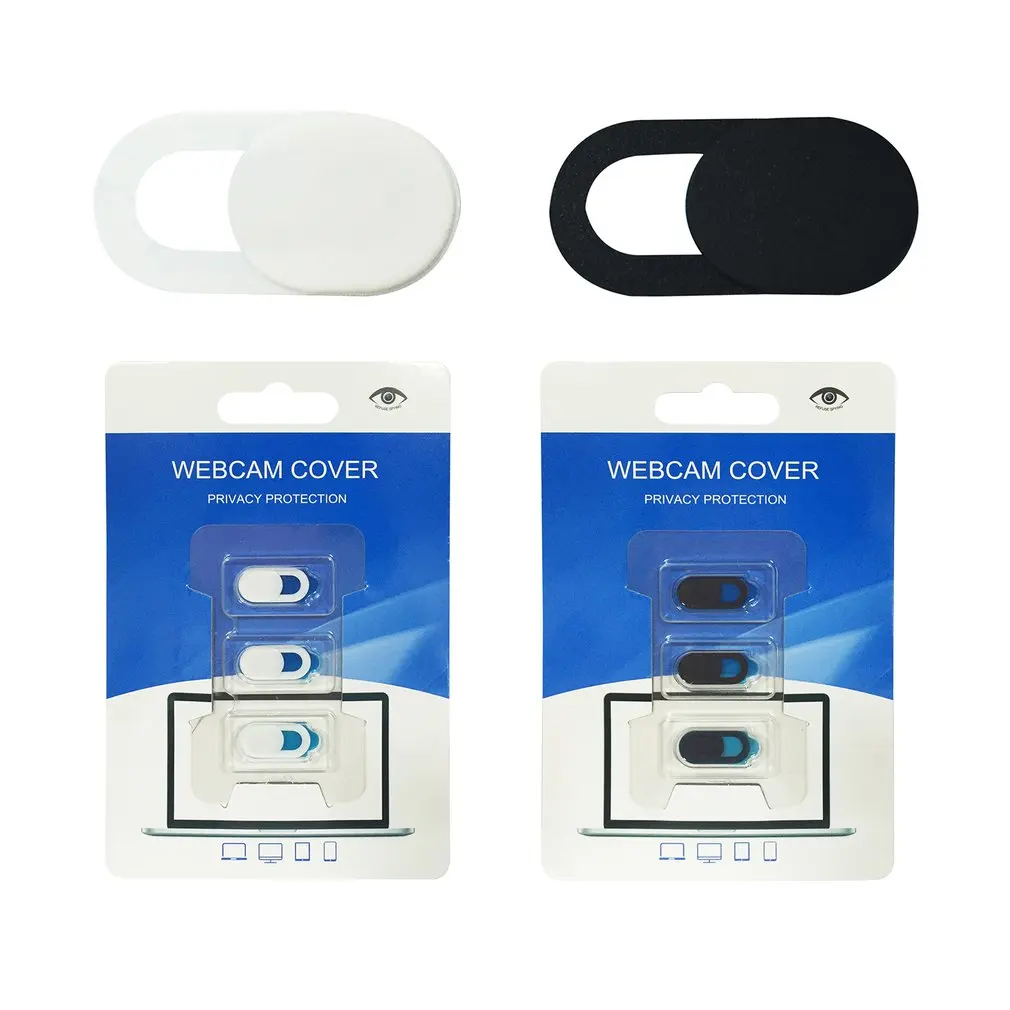 3 шт./компл. металлическая овальная мини веб камера крышка затвора фотокамера для