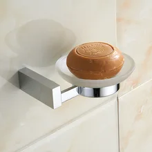 Vidric ванная комната дизайн простой моды стеллажи полный медь серебро мыльница/мыльница