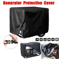 3 Size Generator Cover Windproof Protective Cover Waterproof Oxford Cloth Multipurpose Cover Engine Hood Protection Black 2