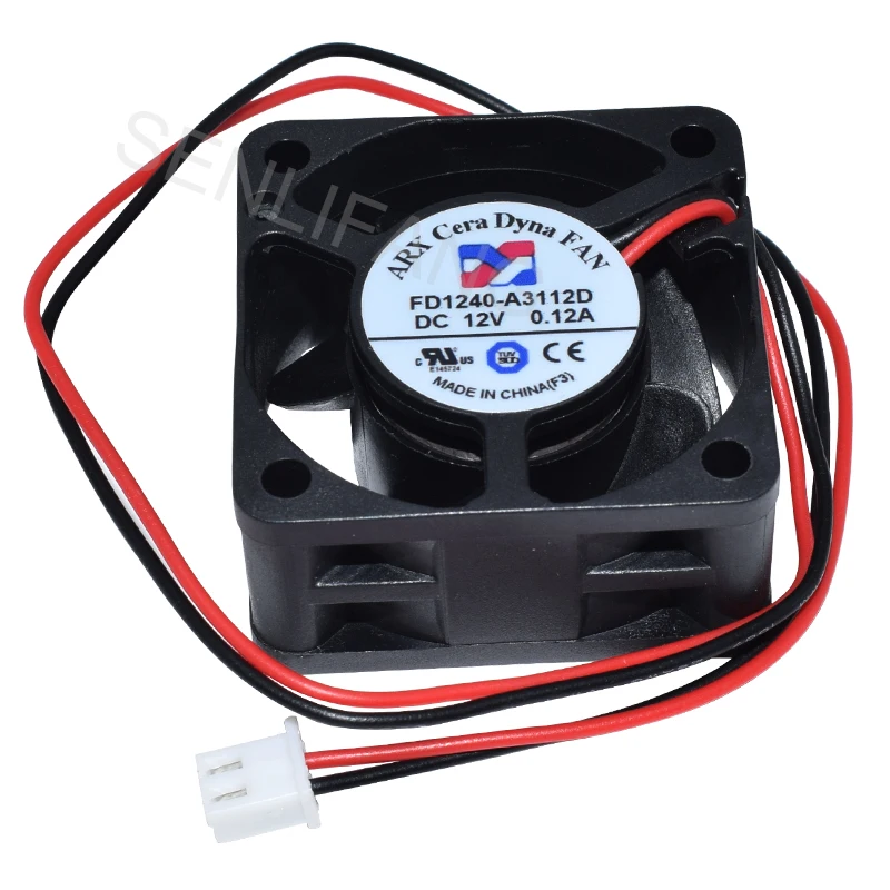 Для ARX FD1240-A3112D 12V 0.12A 4 см 4020 2-проводной бесшумный вентилятор охлаждения |