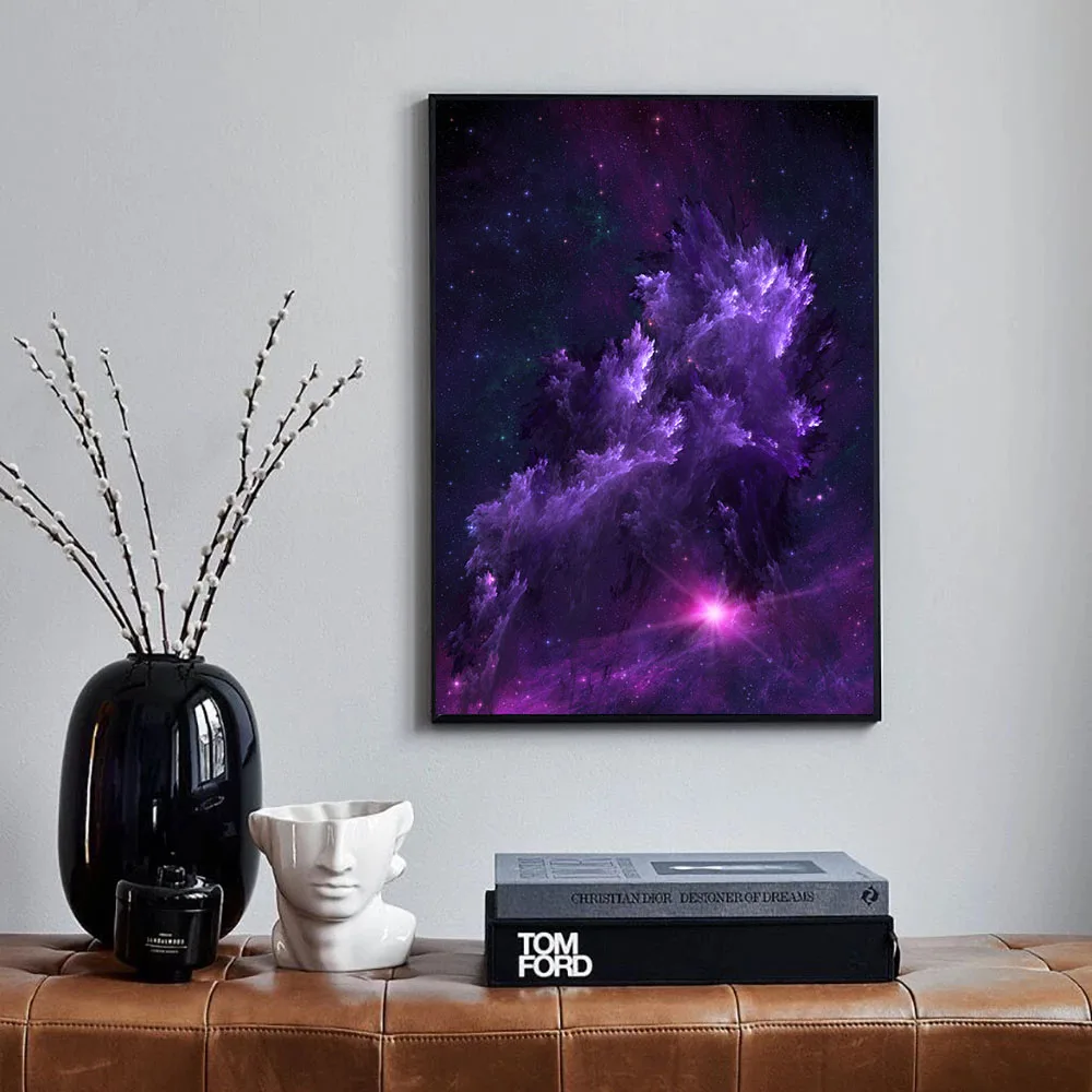 Spazio Poster Galaxy Stars Immagini Per Pareti Immagini Nebulosa Nuvole Cielo Stellato Tela Pittura Sistema Solare Pianeta Terra Decorazioni Per La Ca