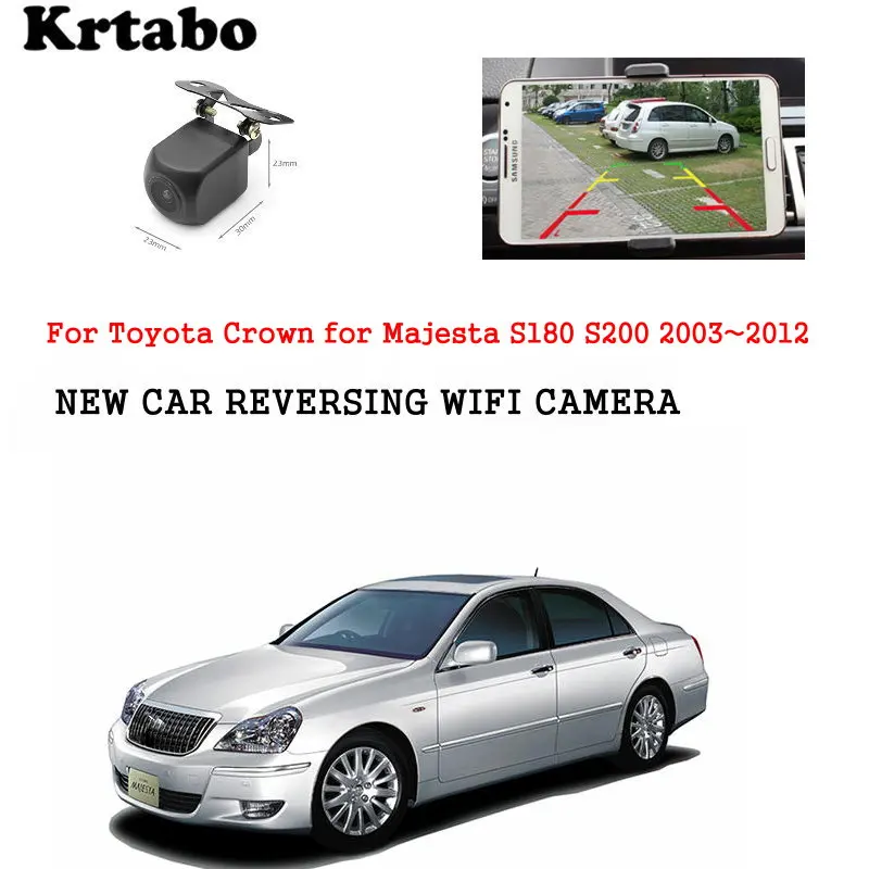 Автомобильная Беспроводная задняя камера для Toyota Crown Majesta S180 S200 2003 ~ 2012 NighHD cam CCD