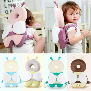 

Baby Head Protection Pillow Toddlers Headrest Pad Neck Protector Safety Backpack