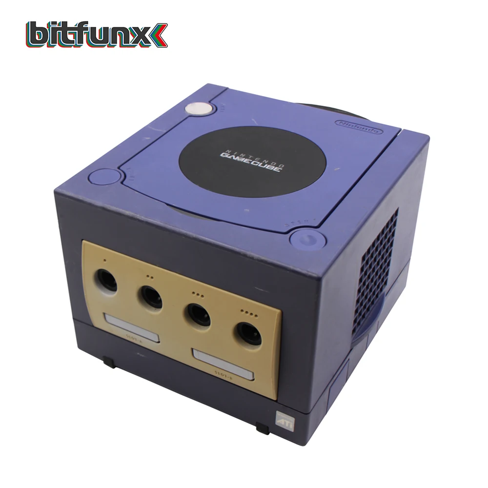 Консоль GameCube Secon hand оригинальная с установленным чипом Xeno GC и швейцарским диском