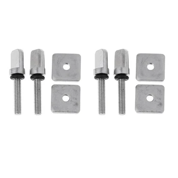 

4pcs 316 Stainless Steel Surfboard Fin Screw Channel Plate Replacement Kit