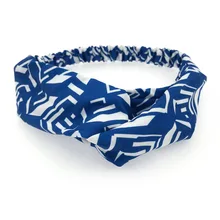 Китайский ресторан Чжао Вэй Стиль Знаменитостей эластичный крест лента для волос женские универсальные аксессуары для волос головной убор-смешанная партия