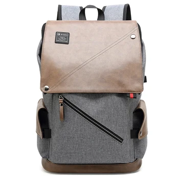 

Enlarge Backpack USB External Charge 15.6 Inch Laptop Backpack Shoulders Men Anti-theft Waterproof Travel Backpack