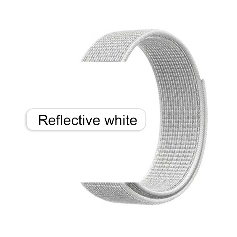 Спортивный нейлоновый ремешок Seashell 40 мм 44 для iWatch Band se 6 4 5 тканевый часов серии 3 2