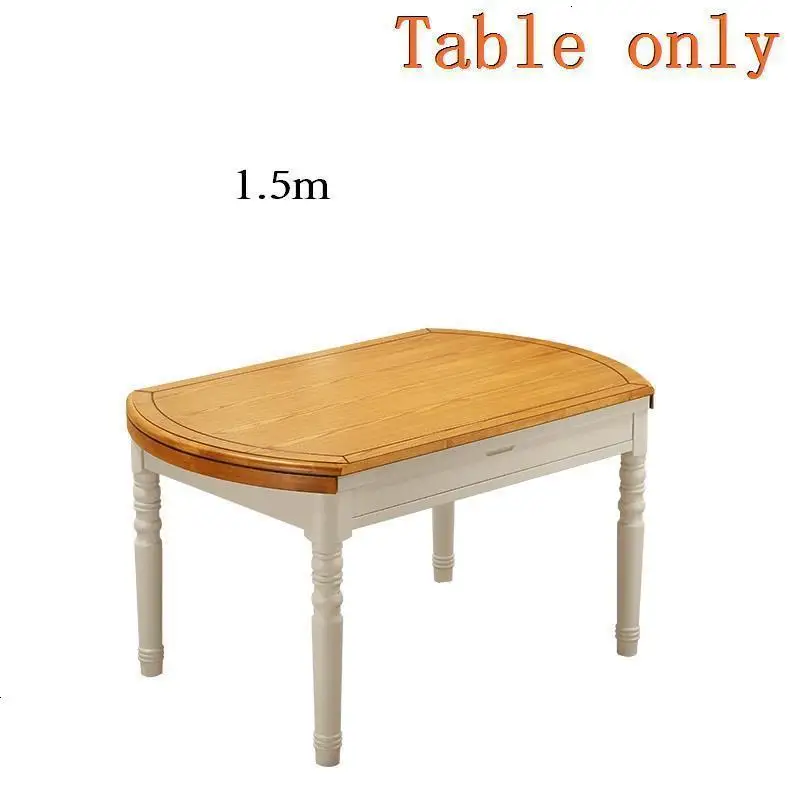 Version F Masa Sandalye Salle Manger современный A Langer Eettafel Meja Makan деревянный круглый стол для столовой - Цвет: Version F