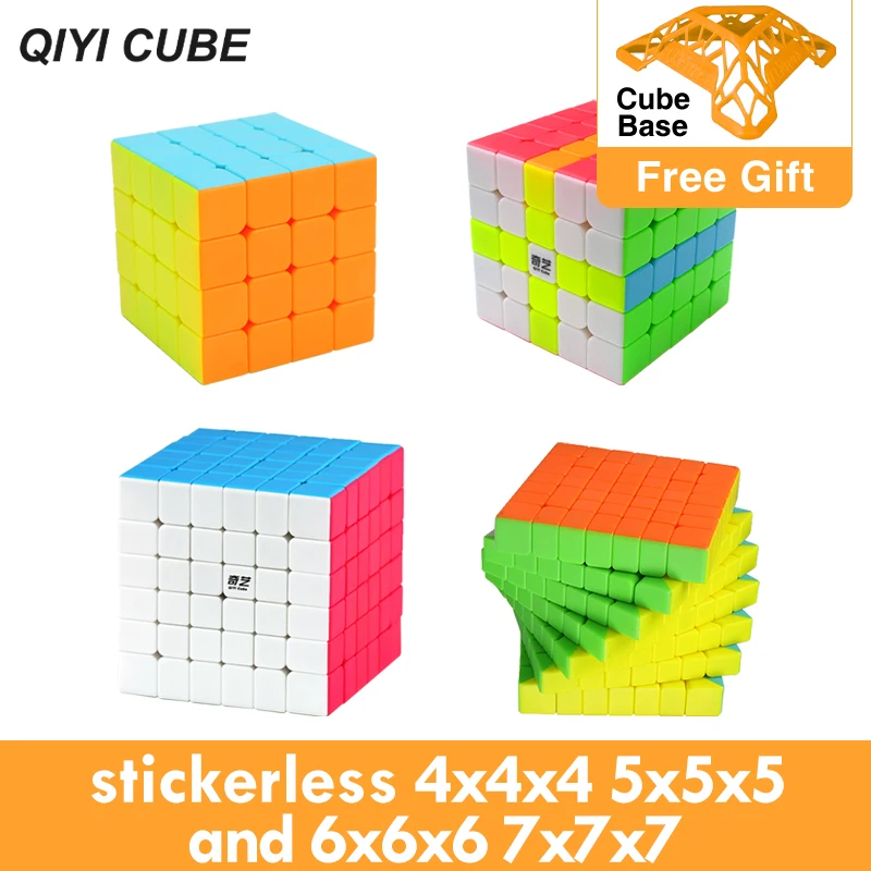 Кубик Рубика Qiyi 2x2x2 3x3 4x4x4 5x5 6x6x6 7x7x7 игрушки|Головоломки| |