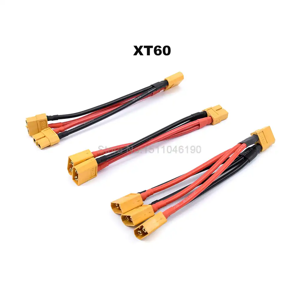 conector de bateria e divisor