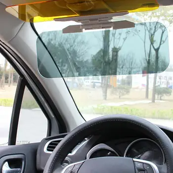 

Car Sun Visor 2 in 1 Dazzling Goggle Day Night Vision Sun Anti-UV Block Visor Anti-Dazzle Sunshade Driving Mirror Clear View