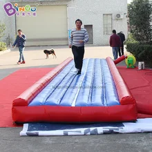 Уникальные надувные игры барабанная дорожка воздушные коврики с 9x2x0,4 mH/ПВХ материал тренажерный зал мат с воздуходувкой для гимназии игрушка Спорт