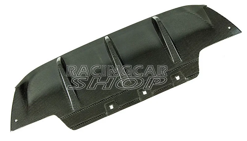 Real Carbon Fiber Rear Diffuser For BMW 6-Series F06 F12 F13 M6 M-Sport Bumper 2014UP