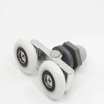 

3pcs Shower room bathroom glass door Swing round pulley roller wheel circular shower wheel rolling wheel 19/25/27 mm