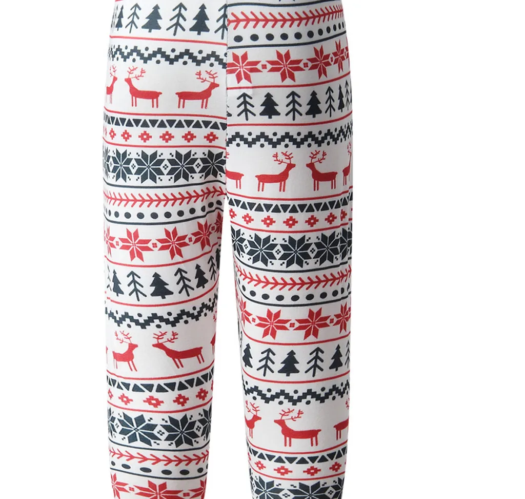 Рождественские пижамы, одинаковые комплекты для семьи, одежда для сна, топы с Санта Клаусом, блузка, штаны, Семейные пижамы, Пижама, Navidad Familia