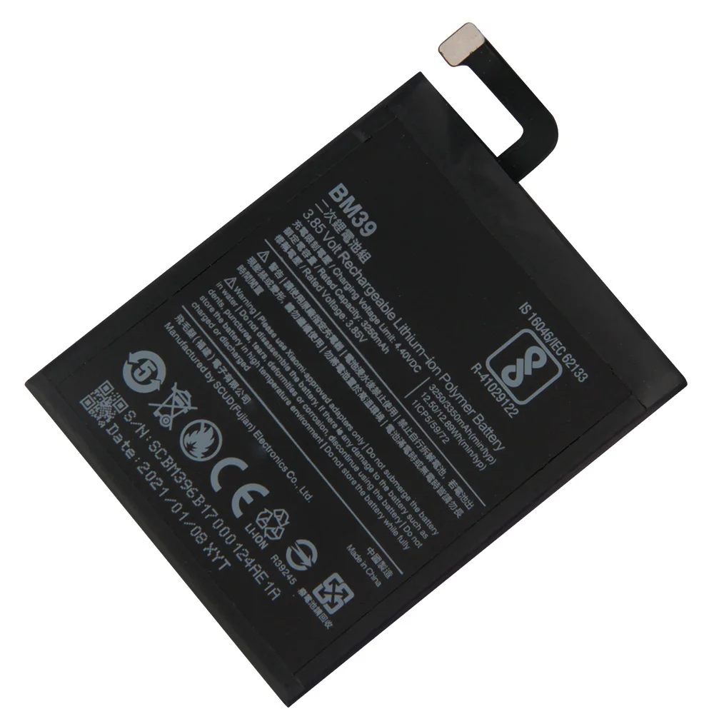 Bateria para Xiaomi Mi6 Capacidad 3350mAh toolsBM39 kit herramientas 