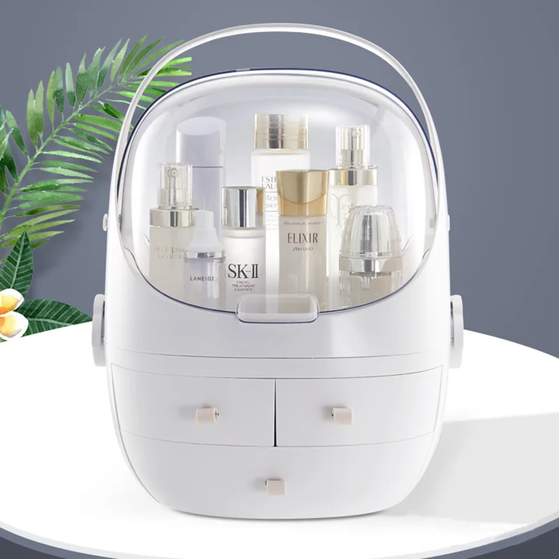 

Cosmetics Storage Box Large Capacity Skin Care Jewelry Organizer Waterproof And Dustproof Bathroom Accessories