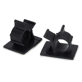 

100Pcs/Lot Cable Cord Adhesive Fasteners Clips Organizer Clamp Mounting Range Wireless Cable Clips Wire Holder