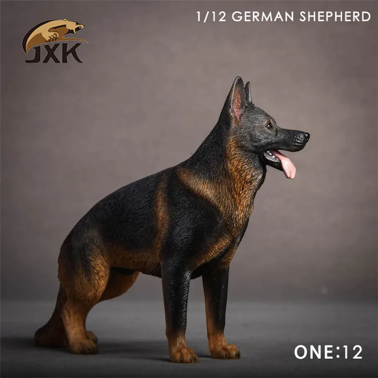 JXK 1/12 Смола немецкая овчарка для 6 дюймов фигурка Sence DIY