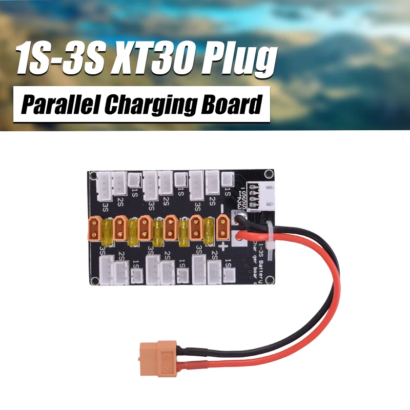 1S 3S XT30 разъем Lipo батарея параллельная зарядка плата с 6 шт до XT60 RC батареи баланс