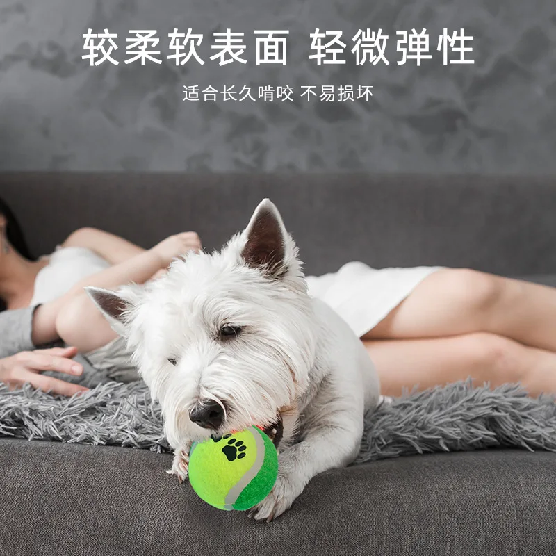 furry ball dog toy