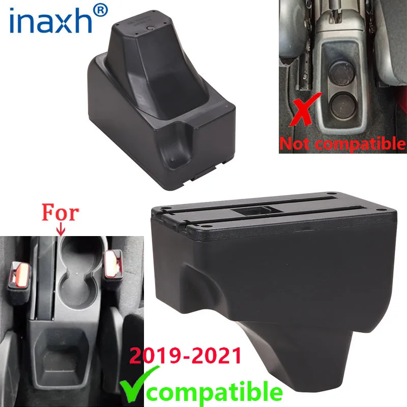Car Armrest Box Retrofit parts Interior details Storage box accessories For Peugeot 2008 208