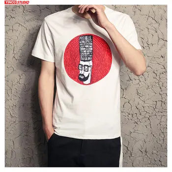 

Dropshipping Men Korean Streetwear Causal Tee Spring Short Sleeve Oversizes Tshirts Plus Size Funny Print T-shirt