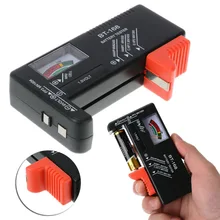 1 шт. портативный универсальный цифровой тестер батареи Вольт проверки для AA AAA 9 В Кнопка несколько размеров батареи тестер проверки BT168