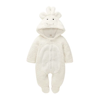 

0-18M 2020 Newest Hot Winter Newborn Infant Baby Boy Girl Cute Lamb Clothes Down Warm Romper Jumpsuit Outfits