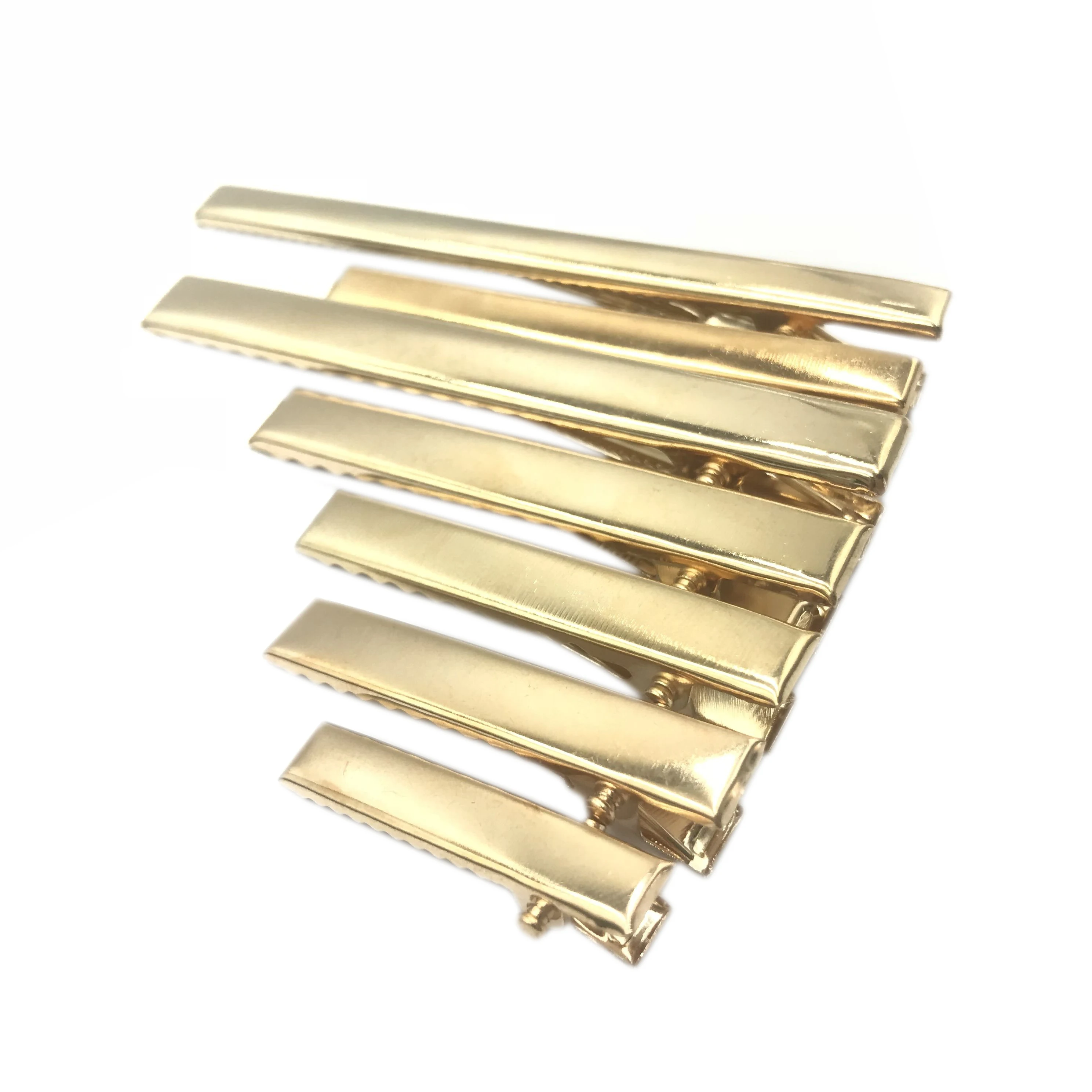 100pcs 32mm 40mm 45mm 55mm 75mm Single Prong Aligator Hair Clip Girls Gold Silver Hairpin Barrettes DIY Crafts Hair Accessories toaiot silver titan aero extruder idler arm for all metal titan aero extruder 1 75mm prusa i3 mk2