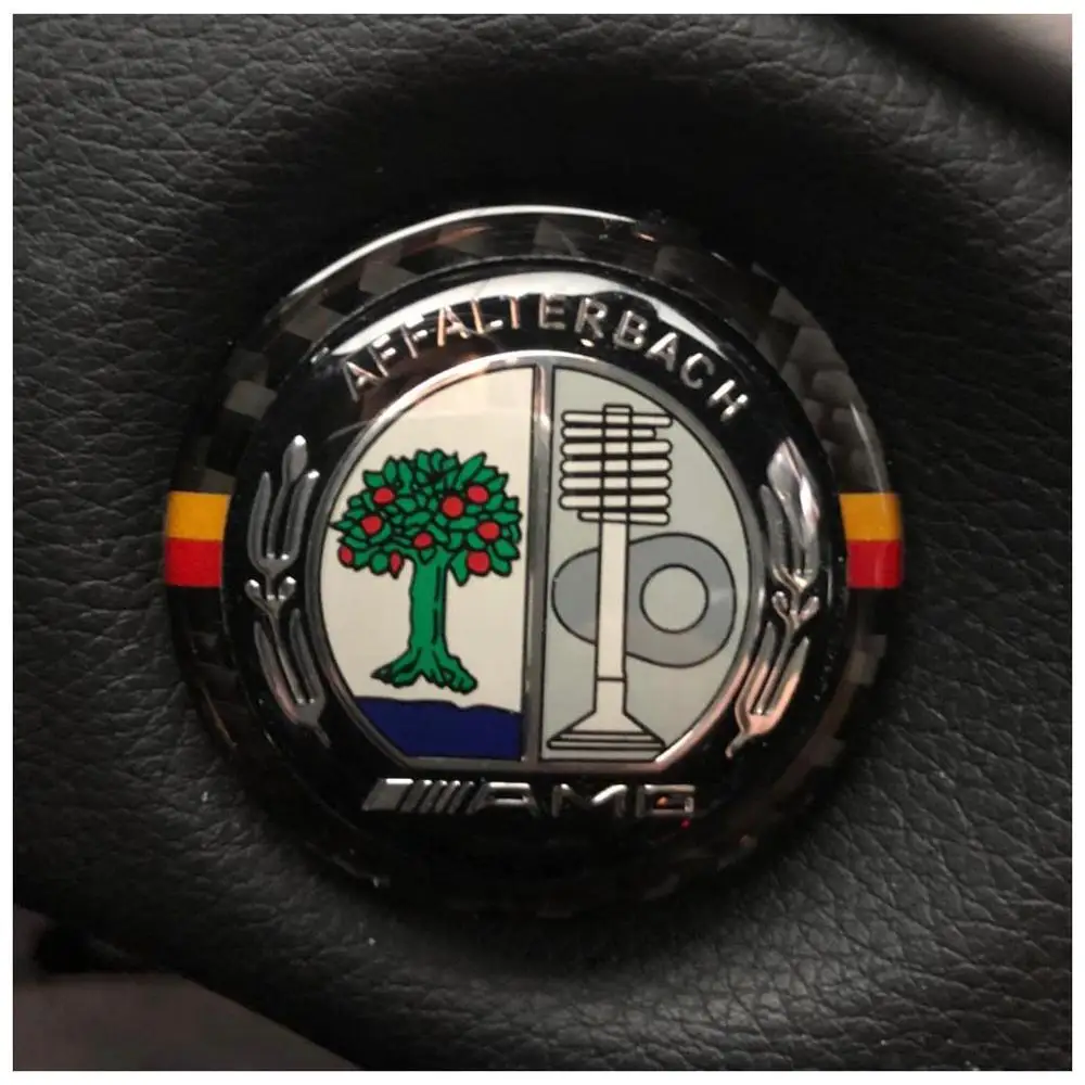 

Car Engine Start Stop Button Decoration Ring Carbon Fiber Car Interior For Mercedes-Benz C-Class W205 E class GLC Dropshipping Q