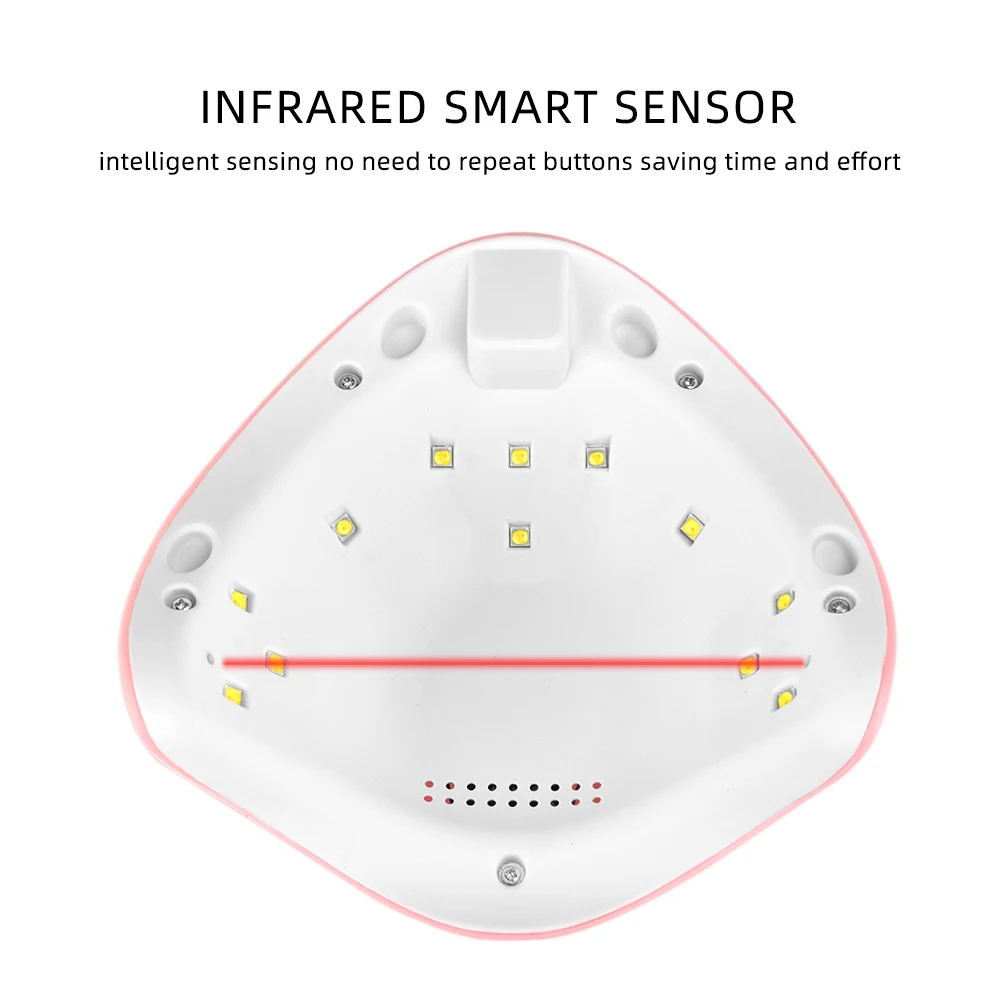 Сушилка для ногтей, СВЕТОДИОДНЫЙ УФ-светильник, 18 Вт, 12 Светодиодный Маникюрный Инструмент для ногтей, аппарат для отверждения ногтей, 30 s/60 s/99 s, таймер, usb-разъем, лаковая гелевая лампа