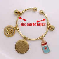 ISLAM AYATUL KURSI Allah copper baby child Bangles 2