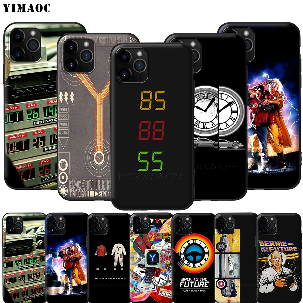YIMAOC Назад в будущее силиконовый мягкий чехол для iPhone 12 Mini 11 Pro XS Max XR X 8 7 6 6S Plus 5 5S