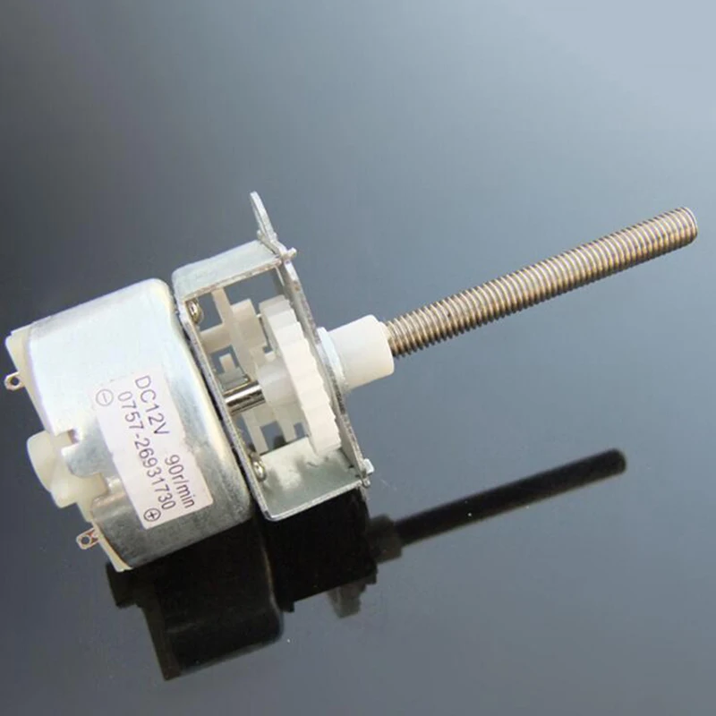 1pc hight quanlity metal Micro DC motor 12V mini gear with 42mm thread spindle for DIY agitator little noise | Обустройство дома