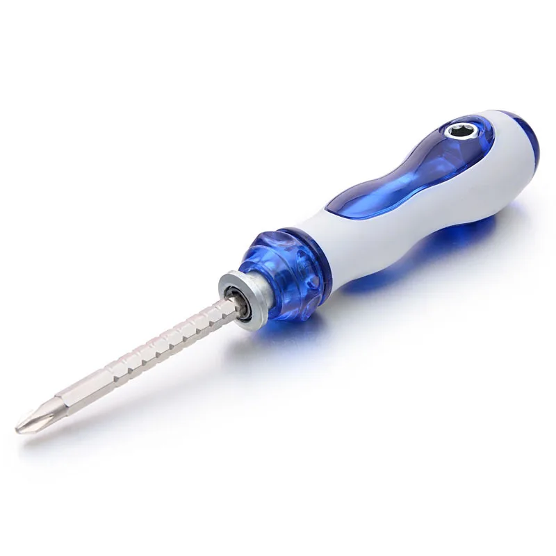 

160 Size Double-purpose Screwdriver Transparent Handle Dual Purpose Telescopic Screw Driver Strong Magnetic Screwdriver Batch