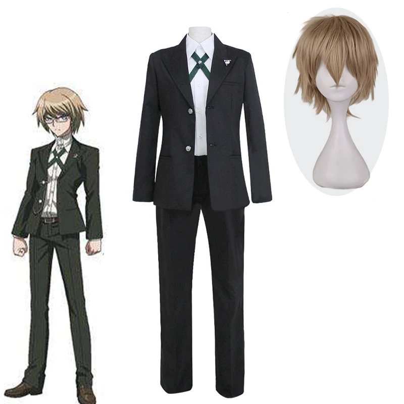 Новый костюм Danganronpa аниме косплей Togami Byakuya мужская униформа пальто + рубашка брюки